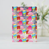 CANDY SWEET PATTERN RAINBOW beidseitig (Stehend Vorderseite)