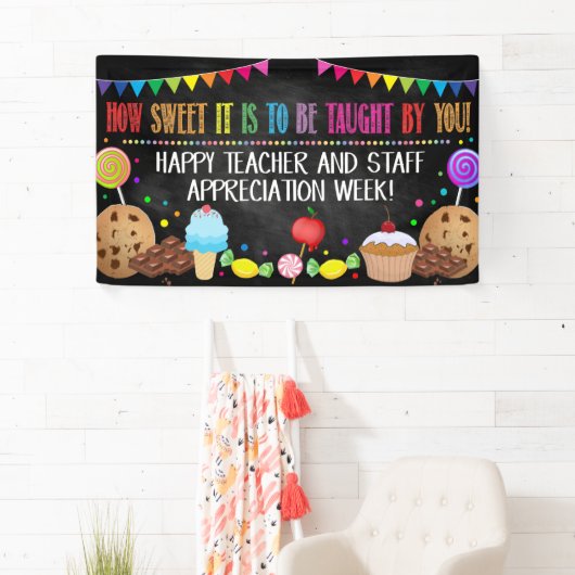 Candy Sweet Theme Teacher Wertungswoche Banner (Insitu)
