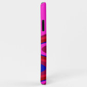 Candy Swirl Red Hot Pink Design Case-Mate iPhone Hülle (Hinten/Rechts)