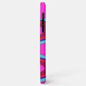 Candy Swirl Red Hot Pink Design Case-Mate iPhone Hülle (Hinten/Links)