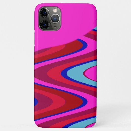 Candy Swirl Red Hot Pink Design Case-Mate iPhone Hülle (Rückseite)