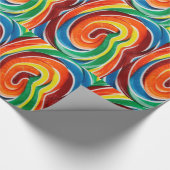 Candy Swirl Wrapping Paper Geschenkpapier (Ecke)