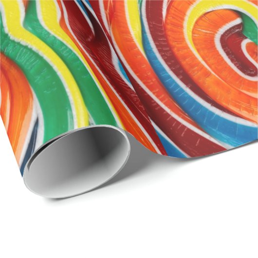 Candy Swirl Wrapping Paper Geschenkpapier (Rolleneckpunkt)