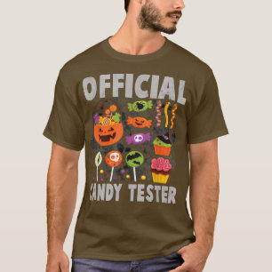 Candy Tester Lollipop Süßigkeiten Funny Halloween  T-Shirt