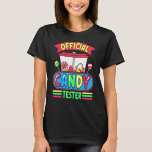 Candy Tester Lollipop Süßigkeiten Halloween Girls  T-Shirt
