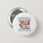 Candy Tester Lollipop Süßigkeiten verschenken Hall Button (Vorne & Hinten)