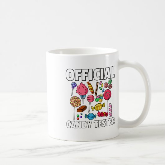 Candy Tester Lollipop Süßigkeiten verschenken Hall Kaffeetasse (Rechts)