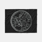 Candy Tester, Retro Candy Lovers  Fleecedecke (Vorderseite (Horizontal))