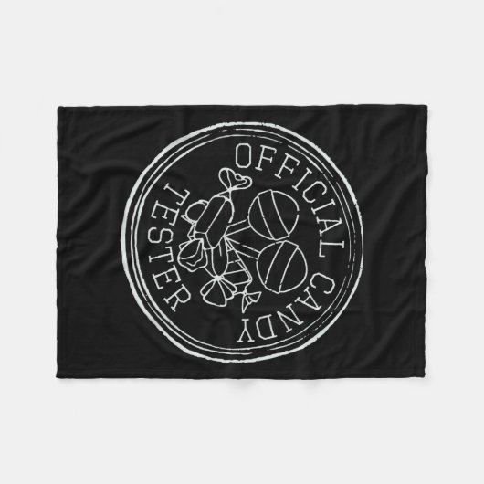 Candy Tester, Retro Candy Lovers  Fleecedecke (Vorderseite (Horizontal))