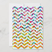 Candy Theme Baby SPRINKLE Duschkopf Boy Einladung (Rückseite)