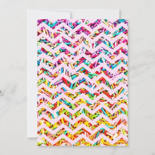 Candy Theme Brautparty Party Einladung (Rückseite)