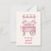 Candy Theme Kinder Valentinskarte mit Foto,  Mitteilungskarte (Vorderseite)