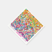 Candy Theme Party Napkin Sprinkles Sweet 16 Serviette (Ecke)