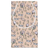 Candy Theme Pastel Orange Kleine Geschenktüte (Rückseite)