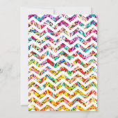 Candy Theme Quinceañera Birthday Einladung (Rückseite)