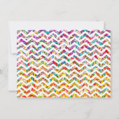 Candy Theme RECIPE CARD Post Card Einladung (Rückseite)