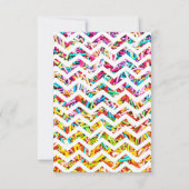 Candy Theme RSVP-Karte RSVP Karte (Rückseite)