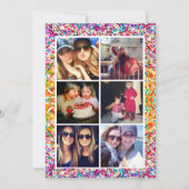 Candy Theme Sweet BNOT MITZVAH Gemeinsames Party Einladung (Rückseite)