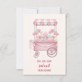 Candy Theme Sweet Kids Valentine Photo Karte (Vorderseite)