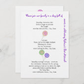 Candy Treasures Events und Informationen Begleitkarte (Vorne/Hinten)