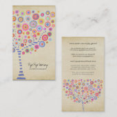 Candy Tree Online Store Business Profile Card Visitenkarte (Vorne/Hinten)