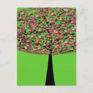 Candy Tree Postkarte