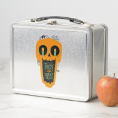 Candy Trick oder Treat Funny Pumpkin Halloween Jun Metall Brotdose (Beispiel)
