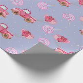 Candy Trucks Musterpapier Geschenkpapier (Ecke)