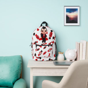 Candy und Dracula Niedlich Spooky Halloween Bedruckter Rucksack