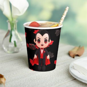 Candy und Dracula Niedlich Spooky Pappbecher