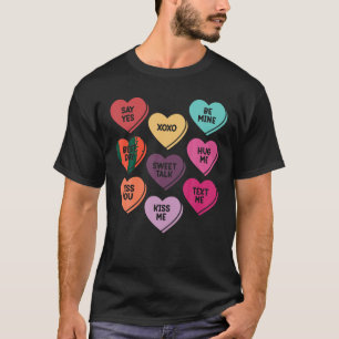 Candy Valentine's Day Hört Männer Frauen Lehrer T T-Shirt