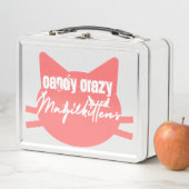 Candy verrückt rosa metall brotdose (Beispiel)