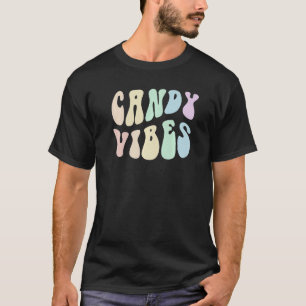 CANDY VIBES Halloween Security Groovy Trick Lecker T-Shirt