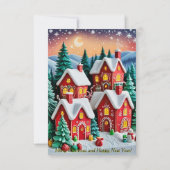 Candy Village Einladung (Vorderseite)