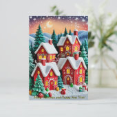 Candy Village Einladung (Stehend Vorderseite)