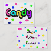 Candy-Visitenkarte Visitenkarte (Vorne/Hinten)
