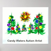 Candy Waters Autism Artist Poster (Vorne)