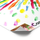 Candy Waters Autismus Künstlerisches Malplakat Poster (Ecke)