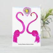 Candy Waters Autisst Artist Einladung (Stehend Vorderseite)