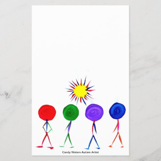 Candy Waters Autisst Artist Flyer (Hinten)