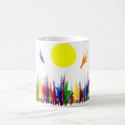 Candy Waters Autisst Artist Kaffeetasse (Mittel)