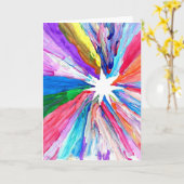 Candy Waters Autisst Artist Karte (Gelbe Blume)