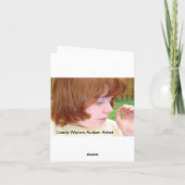 Candy Waters Autisst Artist Karte (Rückseite)