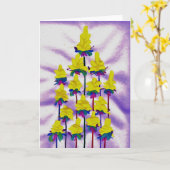 Candy Waters Autisst Artist Karte (Gelbe Blume)