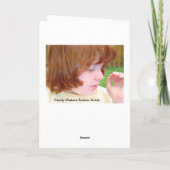 Candy Waters Autisst Artist Karte (Rückseite)