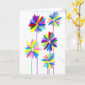 Candy Waters Autisst Artist Karte (Gelbe Blume)