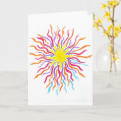 Candy Waters Autisst Artist Karte (Gelbe Blume)