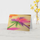 Candy Waters Autisst Artist Karte (Gelbe Blume)