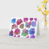 Candy Waters Autisst Artist Karte (Gelbe Blume)