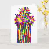 Candy Waters Autisst Artist Karte (Gelbe Blume)